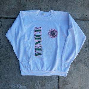 Vintage 1980s Venice Beach Crewneck Sweater